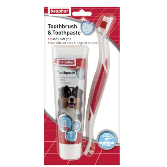 Beaphar Toothbrush & Toothpaste